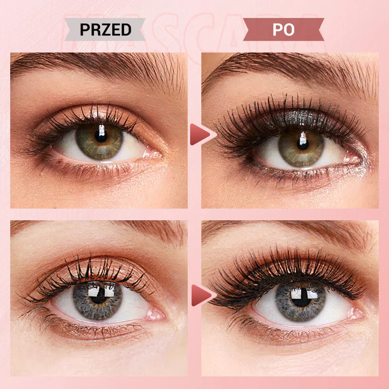 ✨Kúpte 1 a získajte 1 zadarmo✨Vodeodolná 4D maskara s hodvábnymi vláknami