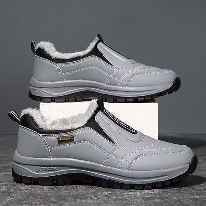 (❄️Utolsó nap az 50%-os kedvezményért) – Ne hagyd ki! ⏰ – Puha és kényelmes valódi gyapjú férfi cipő lábboltozat-támasztással a könnyebb járás érdekében.