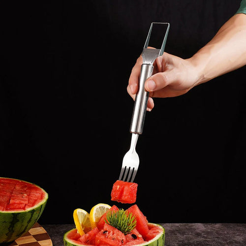 ? Effortless Fruit Prep-49% OFF-✨ 2-in-1 Fruit Cutter & Fork – For Quick and Easy Fruit Serving! ?