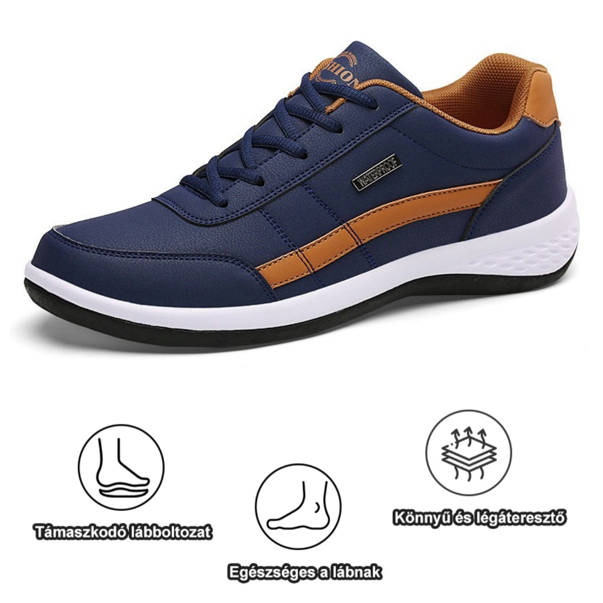 [🔥Fél áron ma - ne hagyd ki] Ergonomikus kialakítású ortopéd cipő - ívtartó kialakítás👞Megszabadul a lábfájástól