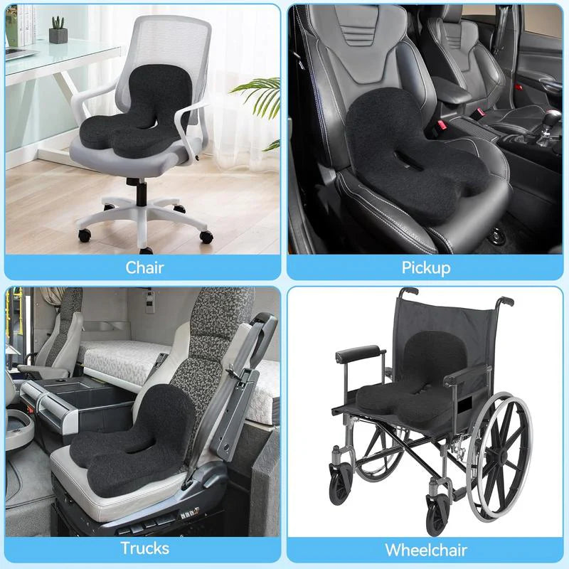 Jusqu'à 50 % de réduction!?Coussin de siège en mousse à mémoire de forme antidérapant