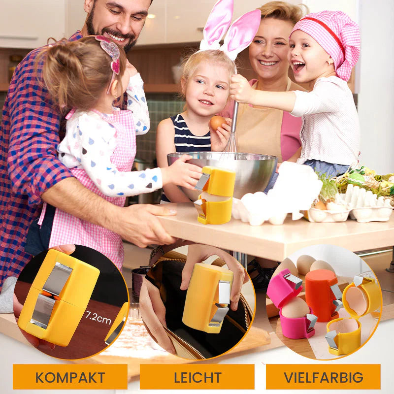 🥚 Otvárač na vajíčka Rýchlo a ľahko otvorí vajíčko bez neporiadku! Perfektný do kuchyne pre každodenné varenie.