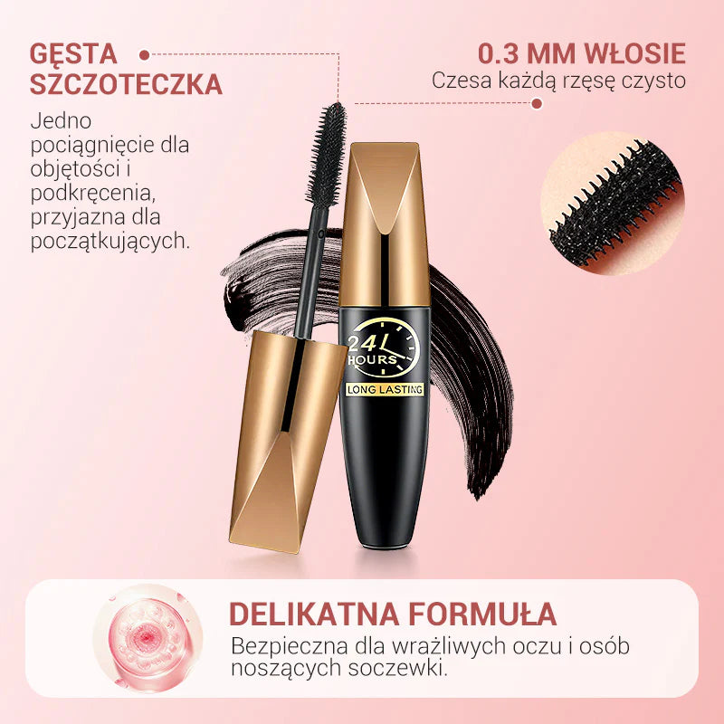 ✨Kúpte 1 a získajte 1 zadarmo✨Vodeodolná 4D maskara s hodvábnymi vláknami