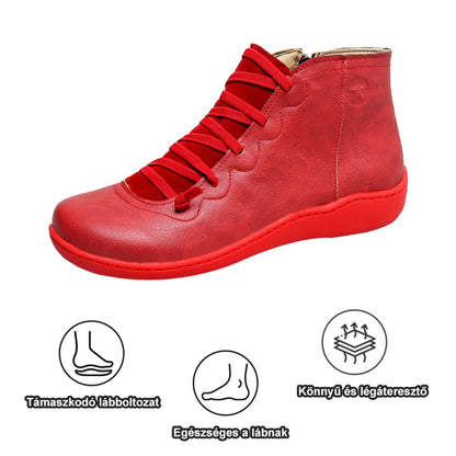 [🎁50% kedvezmény még ma – ne hagyd ki] Ergonomikus kialakítású női bőrcsizma – hatékonyan enyhíti a járási fájdalmat👞Állítsa be a megfelelő testtartást
