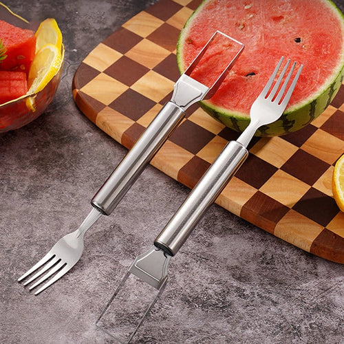 ? Effortless Fruit Prep-49% OFF-✨ 2-in-1 Fruit Cutter & Fork – For Quick and Easy Fruit Serving! ?