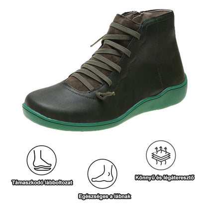 [🎁50% kedvezmény még ma – ne hagyd ki] Ergonomikus kialakítású női bőrcsizma – hatékonyan enyhíti a járási fájdalmat👞Állítsa be a megfelelő testtartást