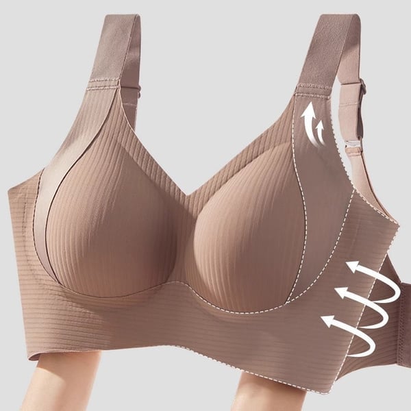 （🔥Kúp 1 a dostaneš 1 zadarmo🔥）- Dámska rebrovaná push-up podprsenka s nastaviteľným driekom