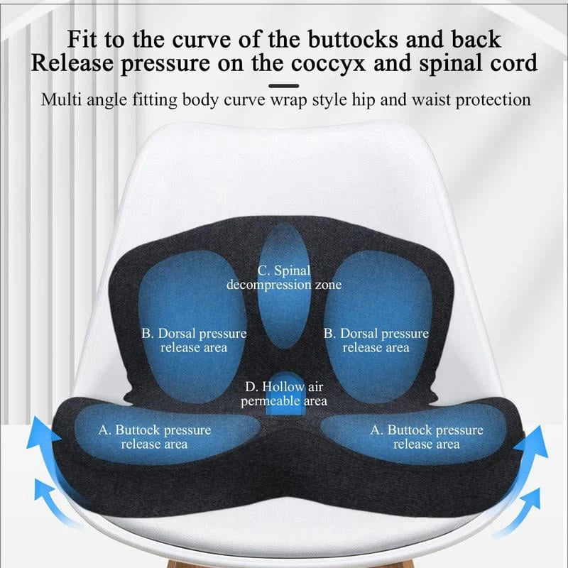 Jusqu'à 50 % de réduction!?Coussin de siège en mousse à mémoire de forme antidérapant