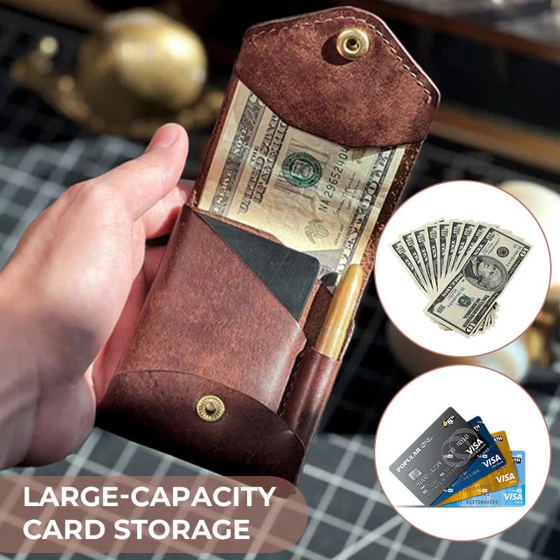 Vintage Leather Wallet（🎉Najlepšia voľba pre darčeky🎁）