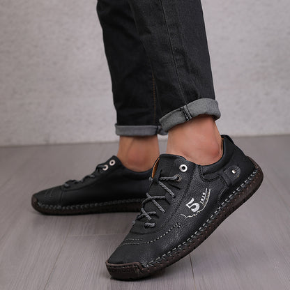 【🎁50% kedvezmény ma - ne hagyd ki】 Ergonomikus kialakítású ortopéd cipő - kiváló minőségű bőr + kézzel varrott 👞