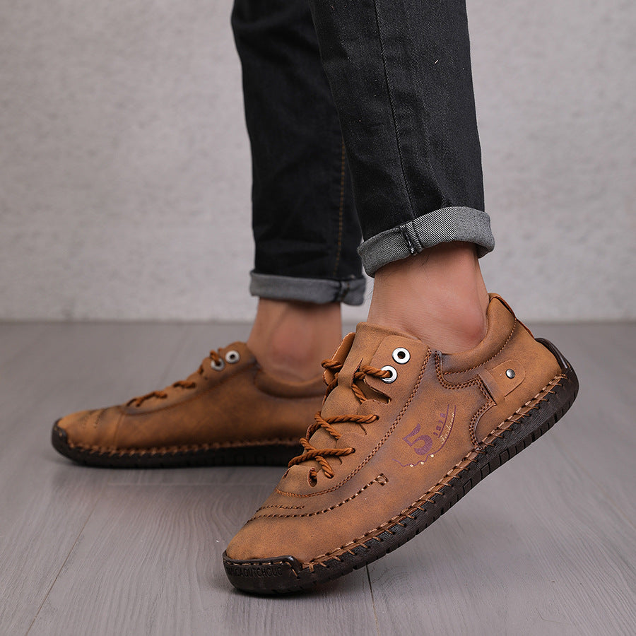 【🎁50% kedvezmény ma - ne hagyd ki】 Ergonomikus kialakítású ortopéd cipő - kiváló minőségű bőr + kézzel varrott 👞