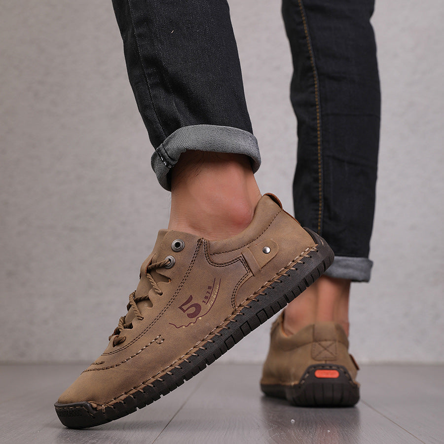 【🎁50% kedvezmény ma - ne hagyd ki】 Ergonomikus kialakítású ortopéd cipő - kiváló minőségű bőr + kézzel varrott 👞