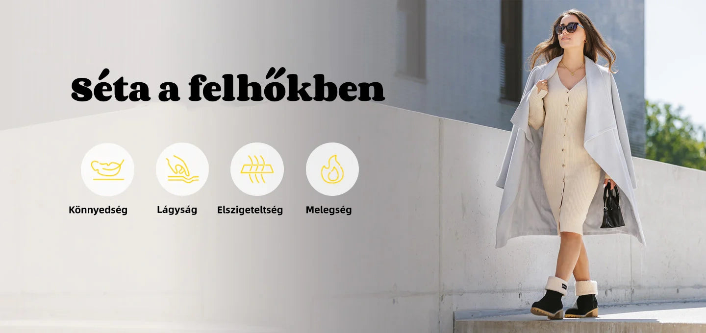 🎁[MA 50% KEDVEZMÉNY – NE HAGYJA KI] Ergonomikus kialakítású, meleg téli csizma - prémium bőr + téli polár bélés 👞
