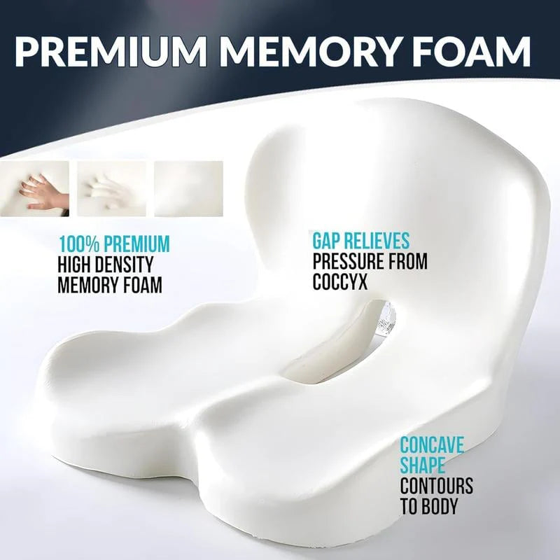 Jusqu'à 50 % de réduction!?Coussin de siège en mousse à mémoire de forme antidérapant