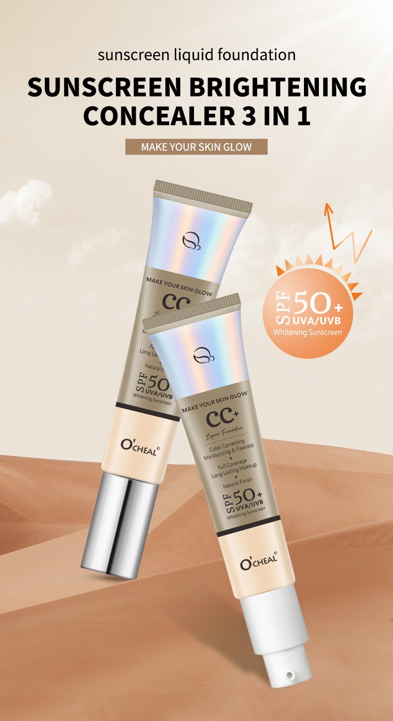 （🔥Kúp 1 a dostaneš 1 zadarmo🔥）Luxusný podkladový krém so štetcom - SPF50+ (ideálny pre všetky vekové kategórie)