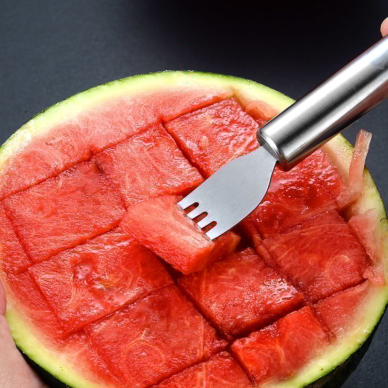 ? Effortless Fruit Prep-49% OFF-✨ 2-in-1 Fruit Cutter & Fork – For Quick and Easy Fruit Serving! ?