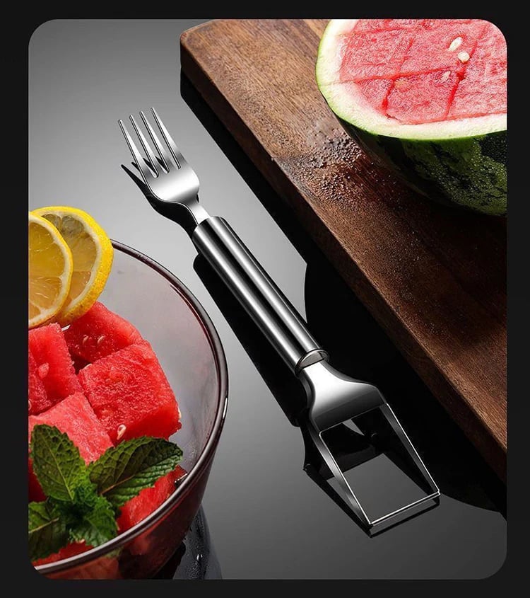 ? Effortless Fruit Prep-49% OFF-✨ 2-in-1 Fruit Cutter & Fork – For Quick and Easy Fruit Serving! ?