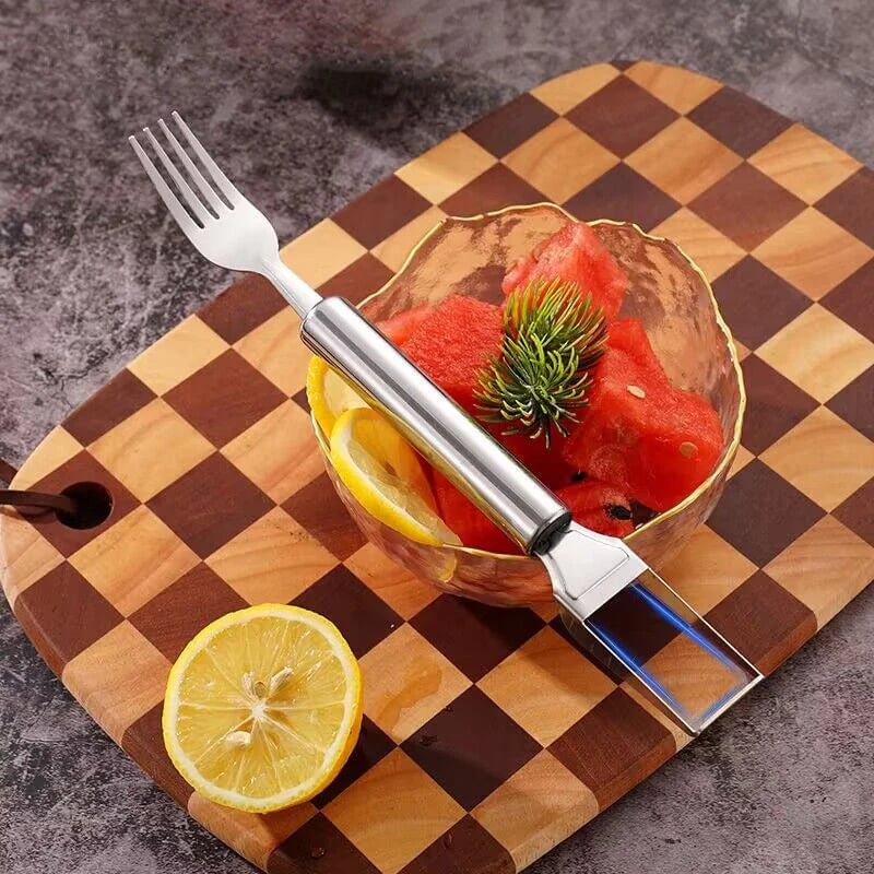 ? Effortless Fruit Prep-49% OFF-✨ 2-in-1 Fruit Cutter & Fork – For Quick and Easy Fruit Serving! ?