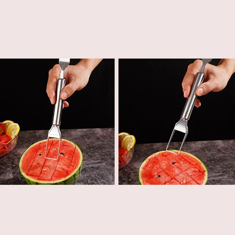 ? Effortless Fruit Prep-49% OFF-✨ 2-in-1 Fruit Cutter & Fork – For Quick and Easy Fruit Serving! ?
